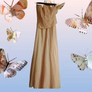 Abito da sera pesca con corsetto