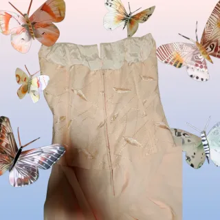 Abito da sera pesca con corsetto