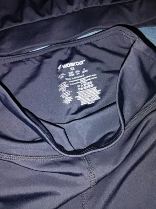 Conjunto deportivo mujer negro multicolor