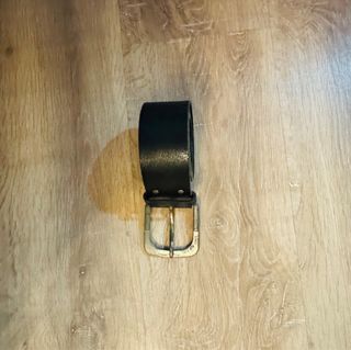 Cinturón Jack & Jones Negro Hebilla Metálica