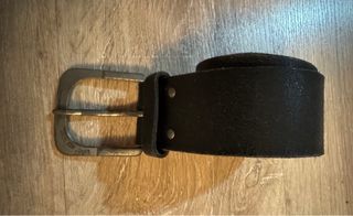 Cinturón Jack & Jones Negro Hebilla Metálica