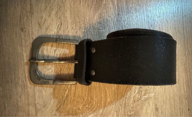 Cinturón Jack & Jones Negro Hebilla Metálica