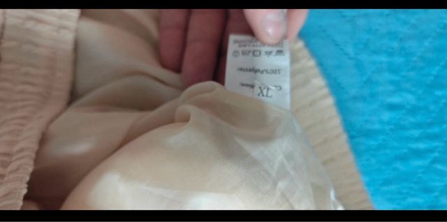 Completo uomo beige pantaloncini e maglietta XL