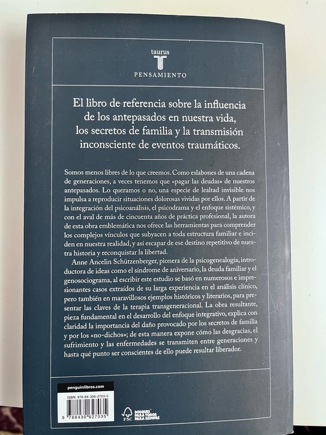 Ay, mis ancestros!: El legado transgeneracional...