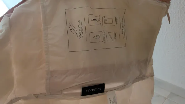 Plumífero El Corte Inglés rosa palo mujer