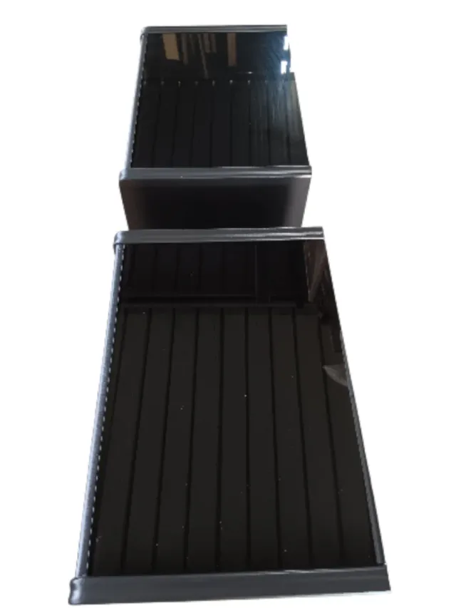 Coppia Comodini Vintage Legno Intarsiato