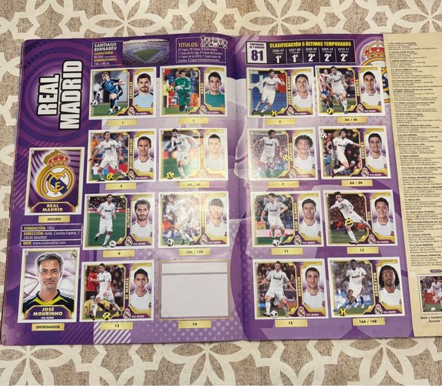 Álbum cromos Liga BBVA 2011-12