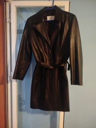 Chaqueta de cuero auténtico  mujer talla 40/42