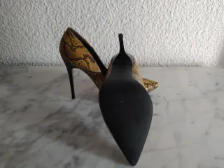 Zapatos de tacón Kamome piel serpiente