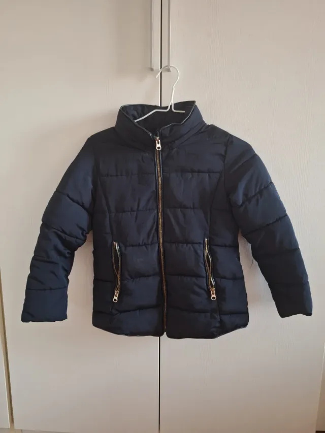 Abrigo niña Zara T8 (128 cm) azul