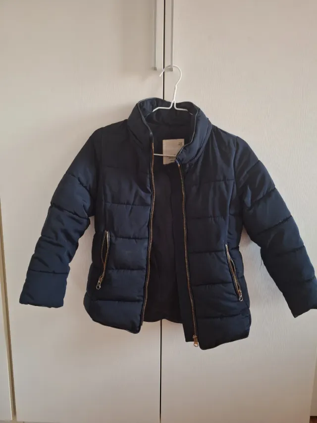 Abrigo niña Zara T8 (128 cm) azul