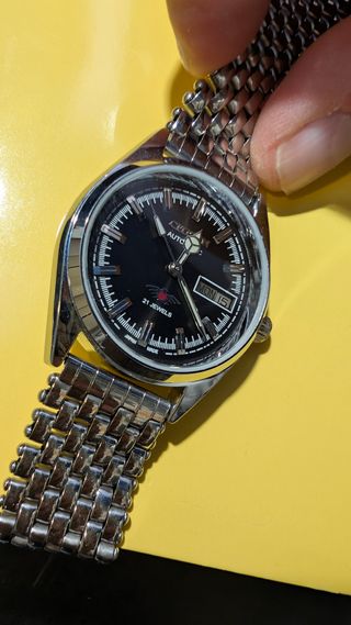 Orologio Citizen Automatico Uomo Nero Argento