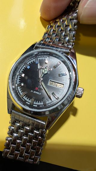 Orologio Citizen Automatico Uomo Nero Argento