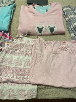 Lote 7 pijamas niña