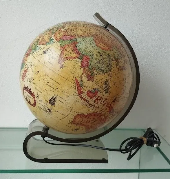 Globo terráqueo antiguo