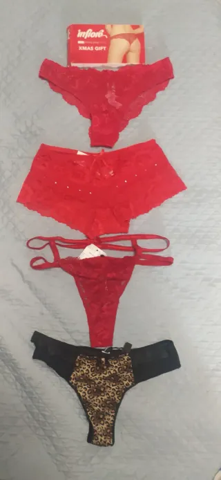 Set 4 Slip Donna vari modelli.