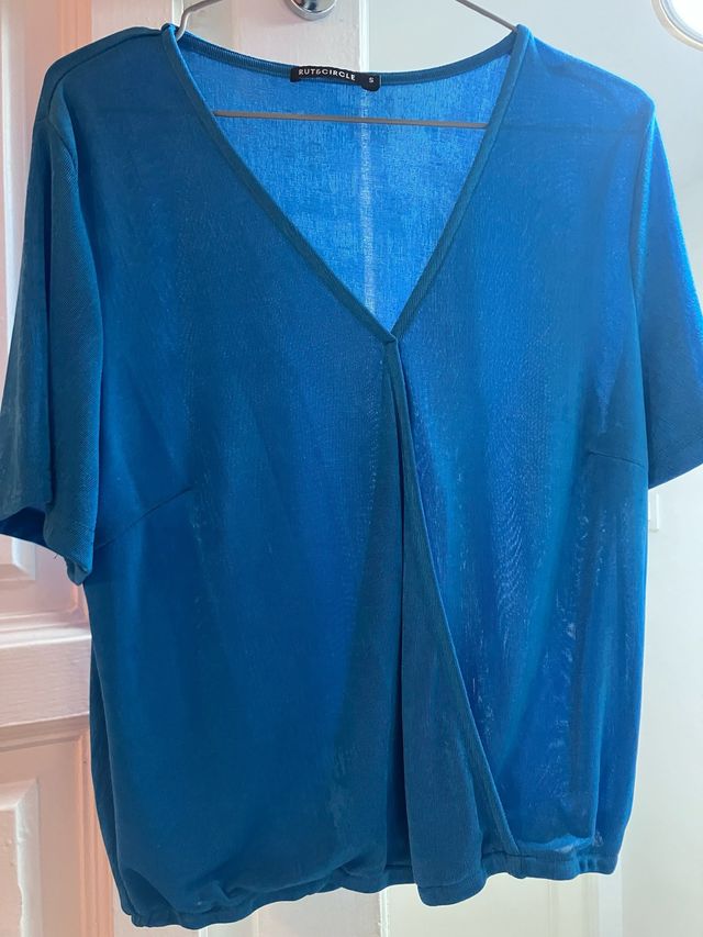 Rut&Circle Camiseta Azul Eléctrico Talla S