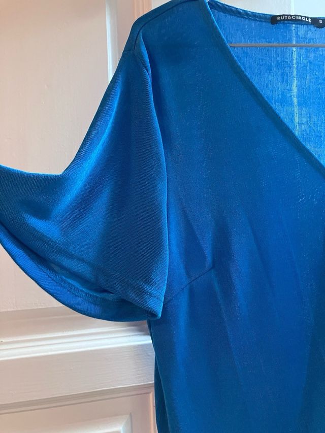 Rut&Circle Camiseta Azul Eléctrico Talla S