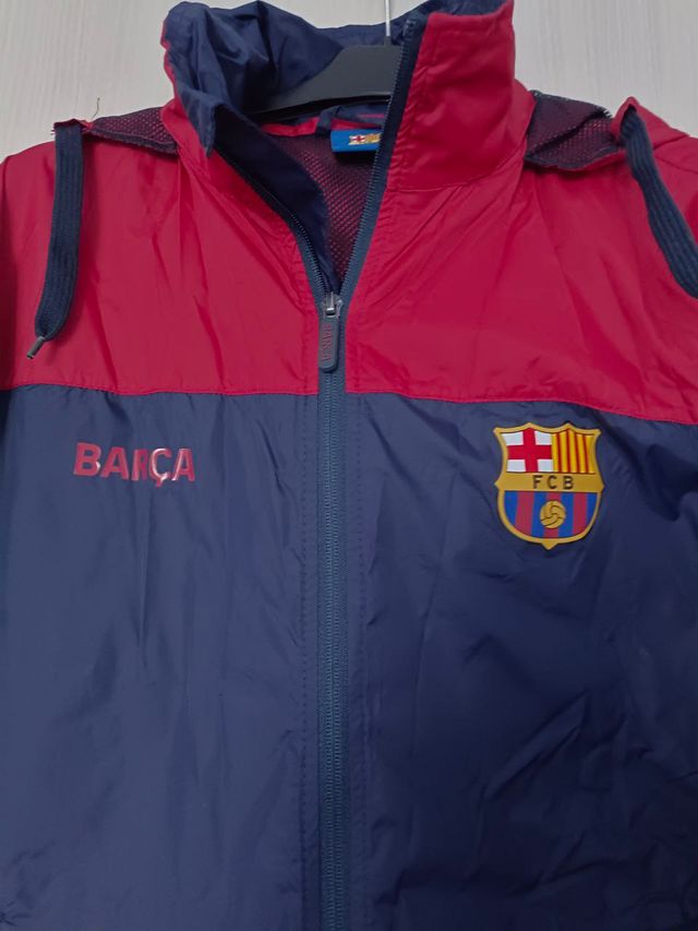 Chaqueta Ligera Nike FC Barcelona con Capucha