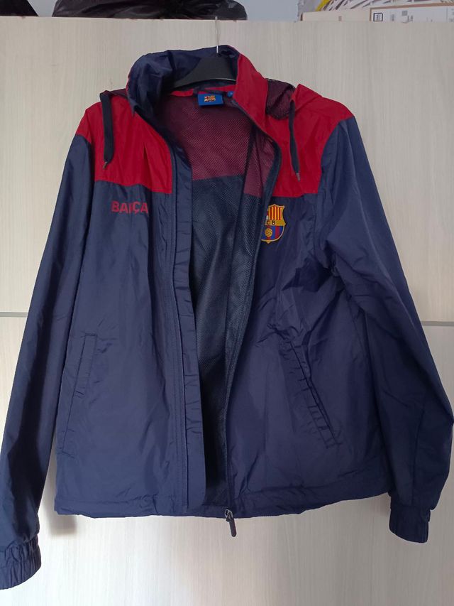 Chaqueta Ligera Nike FC Barcelona con Capucha