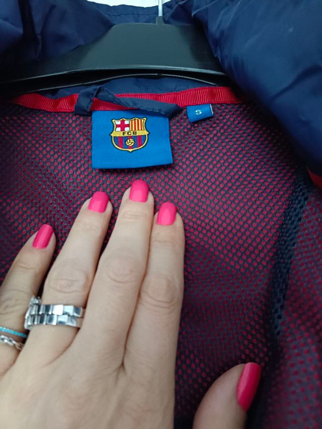 Chaqueta Ligera Nike FC Barcelona con Capucha