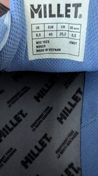 Zapatillas de montaña Millet azules