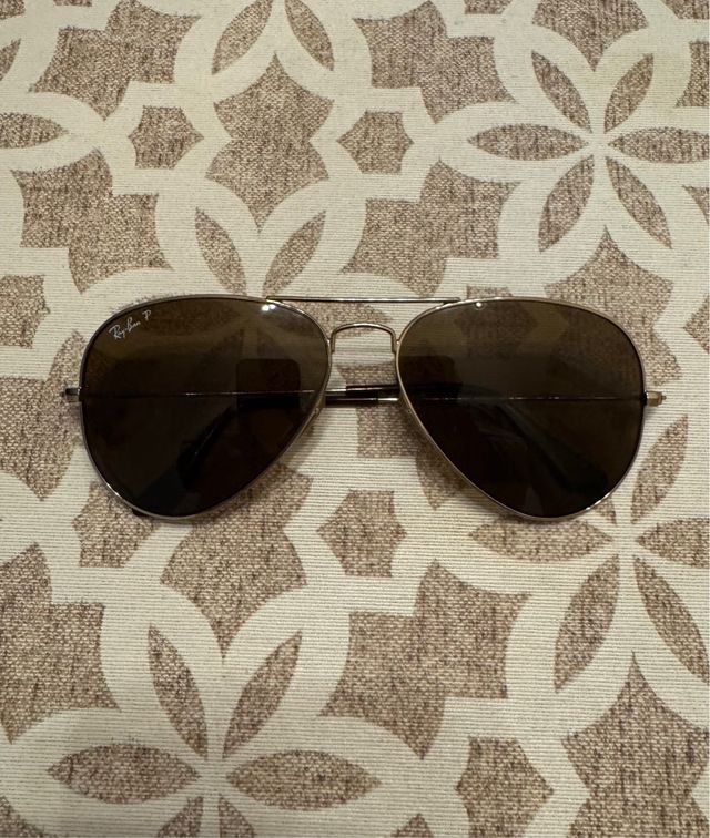 Gafas de sol Ray-Ban Aviador Marrón/Plata
