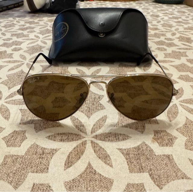 Gafas de sol Ray-Ban Aviador Marrón/Plata