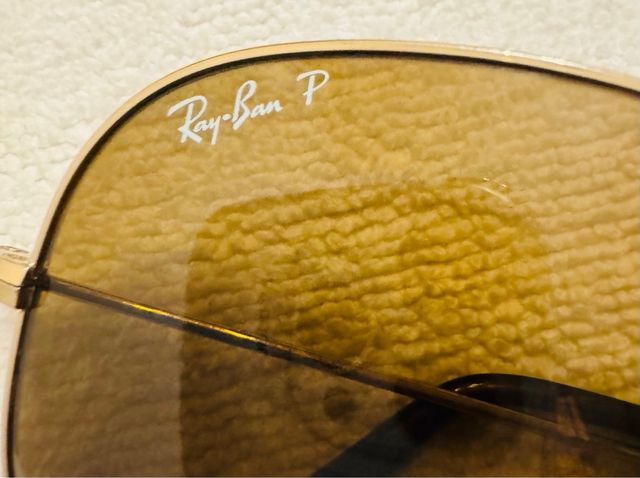Óculos de sol Ray-Ban Aviator Marrom/Prata