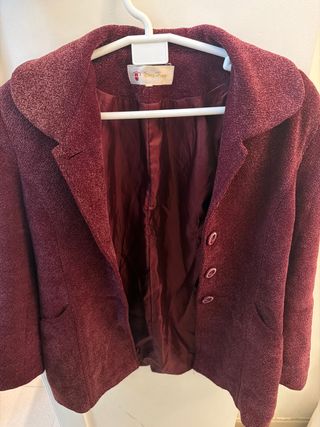 Chaqueta Tony Hoang Morado/Rojo