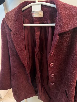 Chaqueta Tony Hoang Morado/Rojo