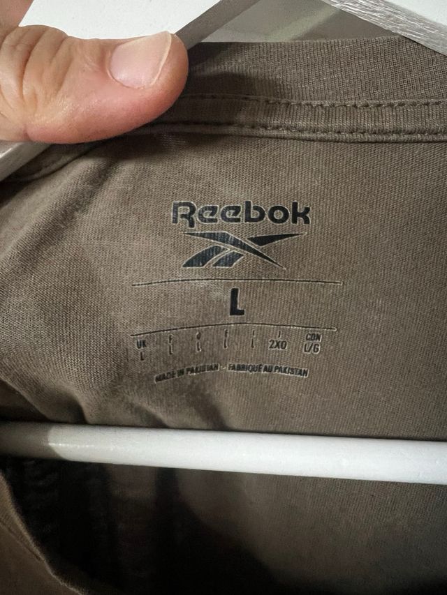 Camiseta Reebok Verde Talla L