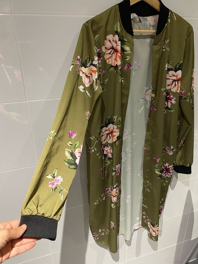 Blusón/kimono floral talla única