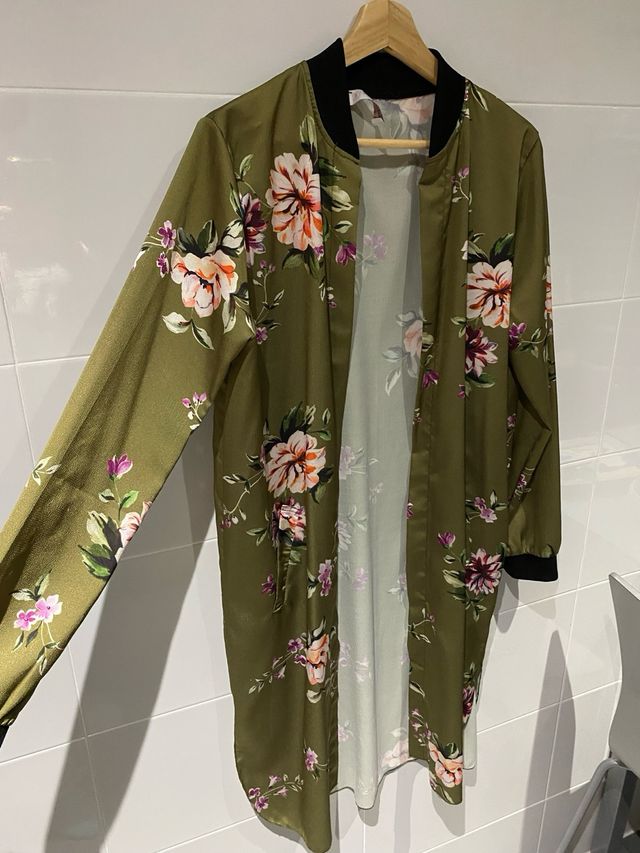 Blusón/kimono floral talla única
