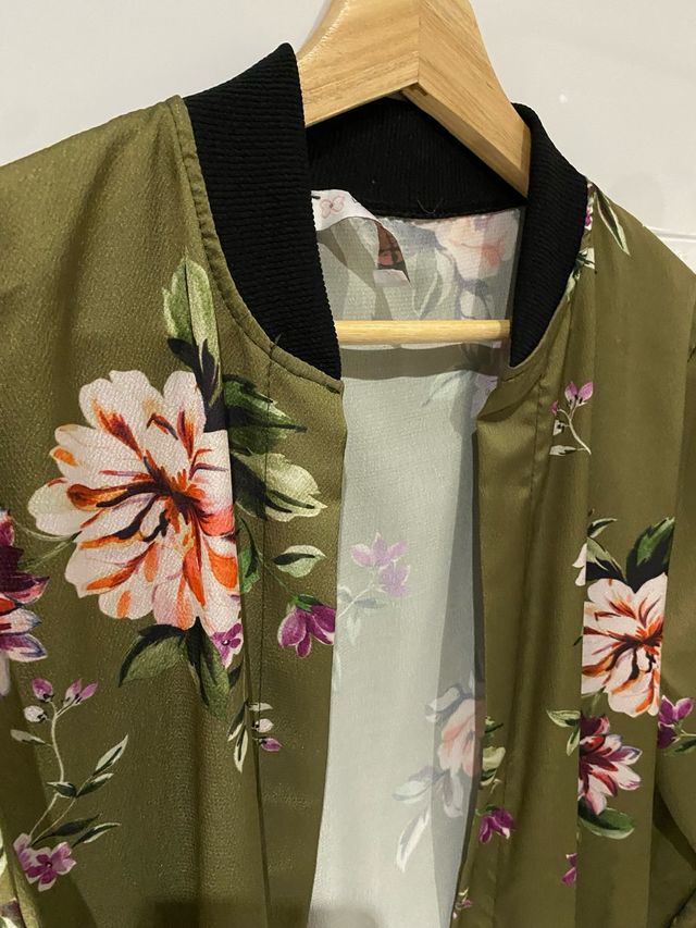Blusón/kimono floral talla única