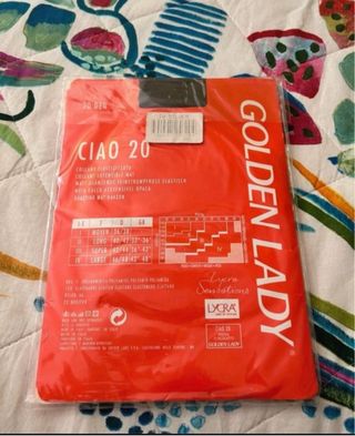 Collant Golden Lady Ciao 20 Argento taglia IV