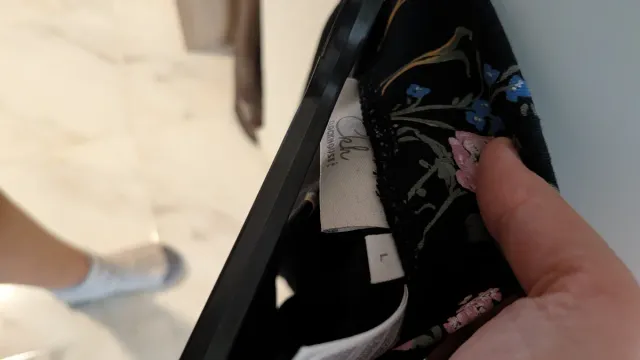 Falda estampada flores C&A