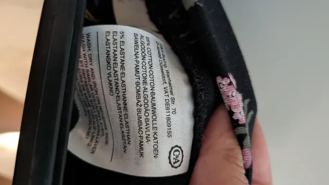 Falda estampada flores C&A