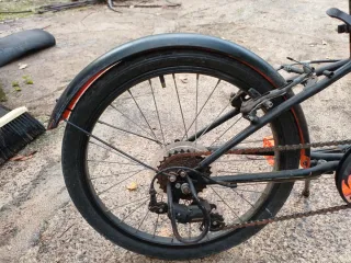 Bicicletta B-Twin arancione