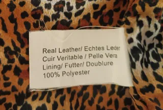 Chaqueta de cuero mujer marrón