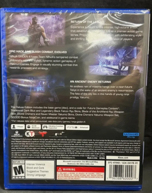 Ninja Gaiden 4 Deluxe Edition PS5