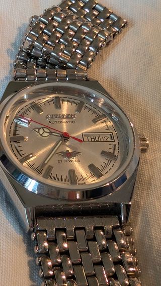 Orologio Citizen Automatico Argento Bianco