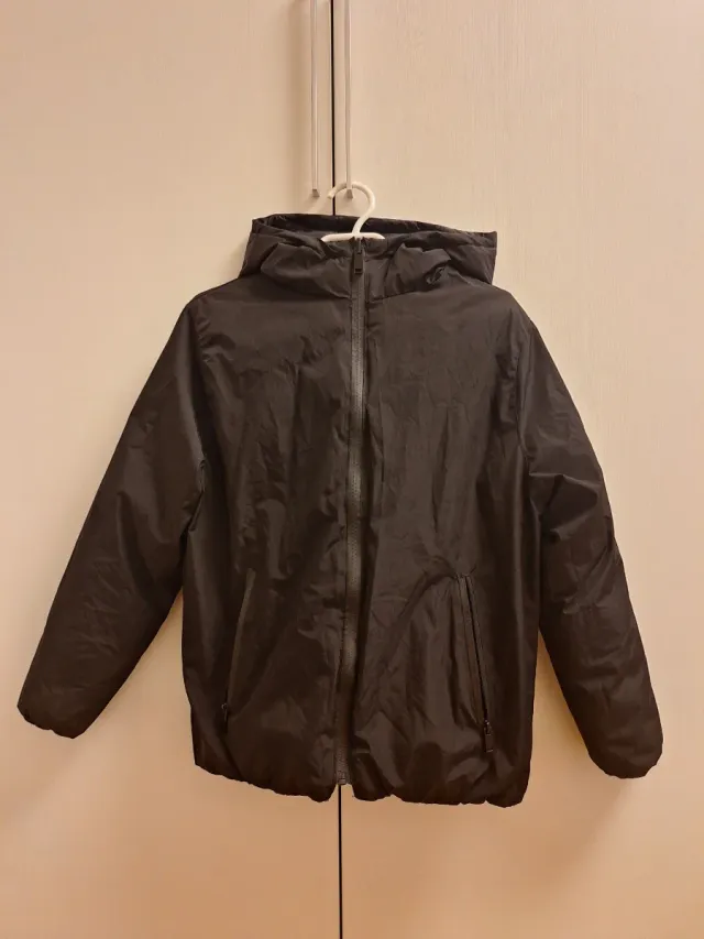 Abrigo Zara niña 10 años negro talla 140