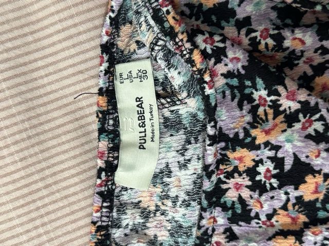 Falda pantalón floral multicolor
