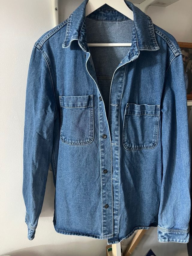 Sobrecamisa vaquera Mango Talla M