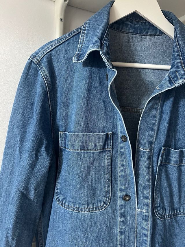 Sobrecamisa vaquera Mango Talla M