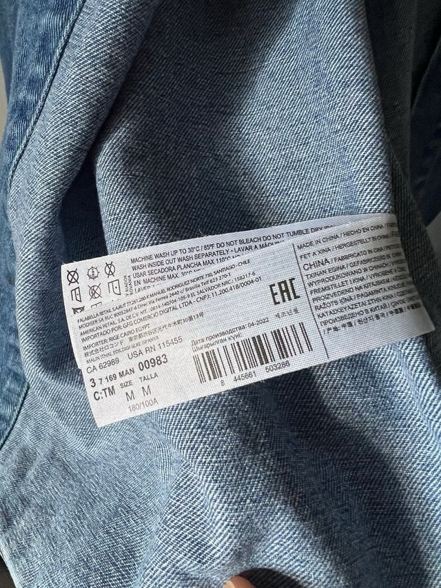 Sobrecamisa vaquera Mango Talla M