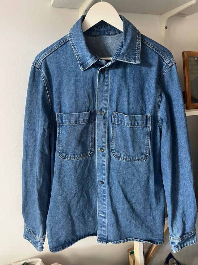 Sobrecamisa vaquera Mango Talla M