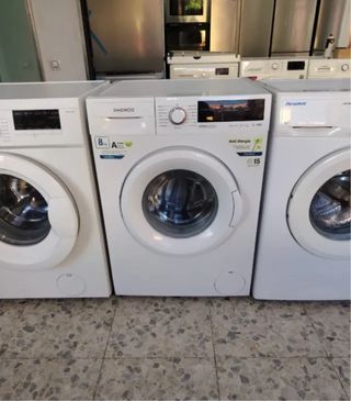 Lavadora Daewoo 8kg A+++ de segunda mano