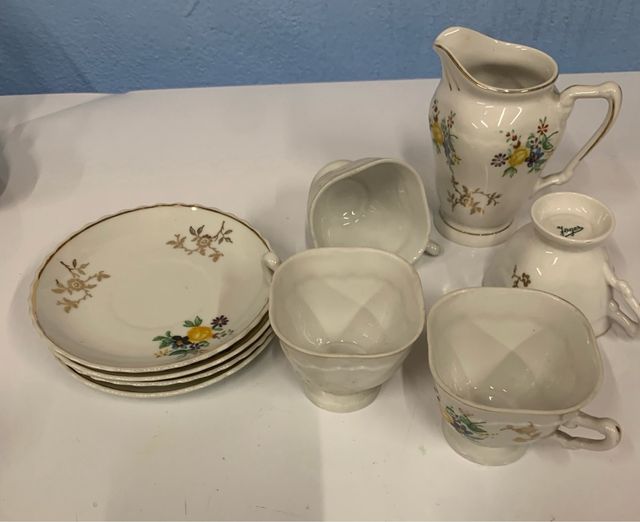 Juego café Jäger porcelana floral